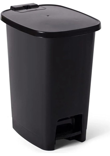 Collection Lüx Serisi Pedallı 25 Litre Çöp Kovası Siyah