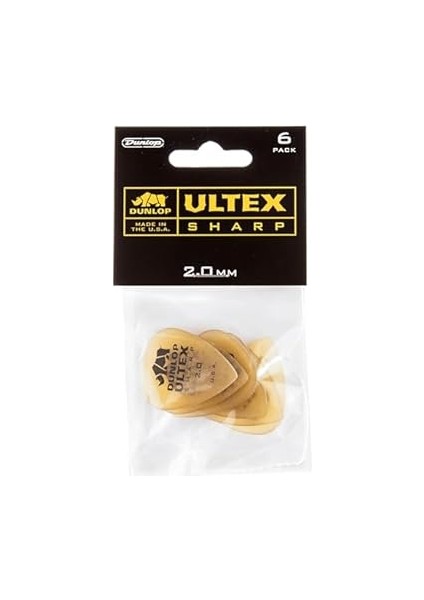 Ultex Sharp Picks - 6'lı Paket 2,0 mm indirimleri