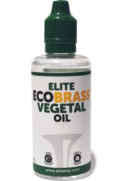 Ecobrass Bitkisel Yağ, 60 Ml, Bitkisel Kökenli Üflemeli Çalgılar Için Yağlama Maddesi, Trompet Pistonları Veya Trompet, Trombon, Kanat Boynuzu, Boynuz, Bombardin, Tuba Vb. Rotorlar Için Yağlama