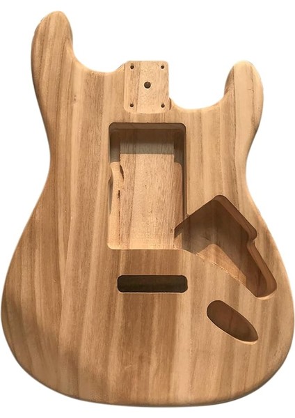 Cilalı Ahşap Tipi Elektrik Akçaağaç Gitar Gövdesi Gövdesi Bitirilmemiş Elektrik Gitar Gövdesi