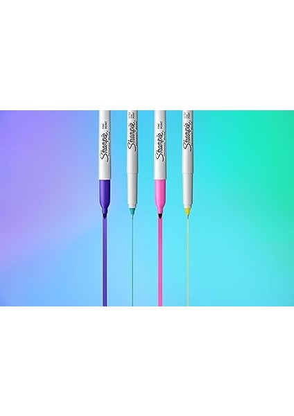 Glam Pop Kalıcı Markörler, Kalın Ayrıntılar Için Ince Nokta, Çeşitli Canlı Renkler | 5 Keçeli Kalem indirimleri