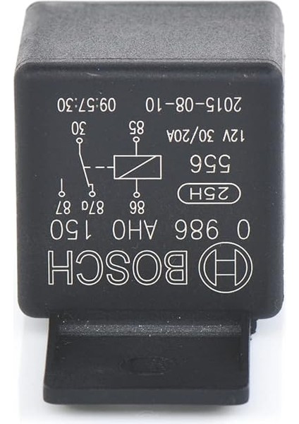 12V 30/20A Dirençli Çift Platin Mini Röle 5 Fiş Bosch 0986AH0150 fiyatları