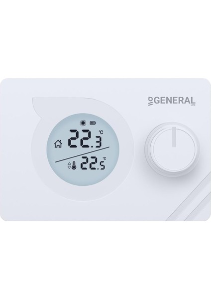 HT220 Rf Kablosuz Oda Termostatı (Beyaz)