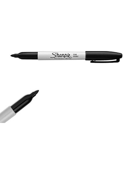 Sharpie Fine Permanent Markör, Yuvarlak Uç - Siyah fiyatları