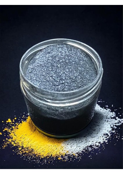 Bazlı Sedefli Toz Pigment Metalik Siyah 40 gr
