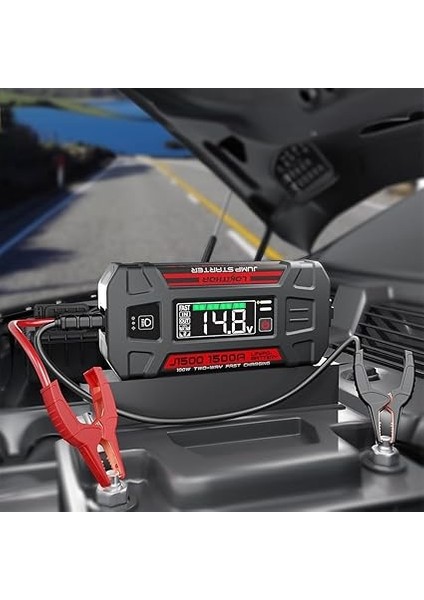 J1500 12V 1500AMP Lifepo4 Akıllı Akü Takviye + Powerbank + LED Lamba fiyatları