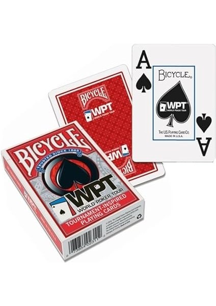 Wpt World Poker Tour Oyun Kartları, Kırmızı Veya Mavi modelleri