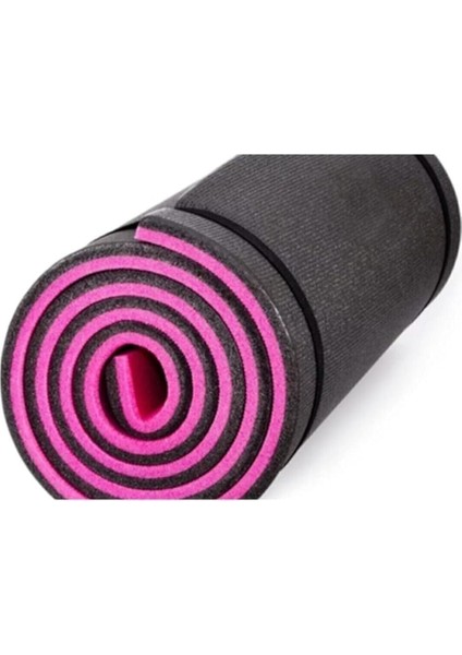 10 mm Pilates Minderi Yoga Matı 180 * 60 * 1cm Pembe Siyah fiyatları