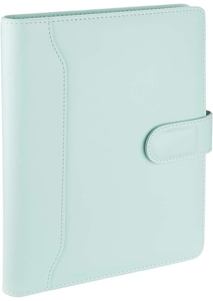 5248 Ajanda Tarihsiz Çizgili 17 x 24 cm Ajanda/defter Hesap Makineli Suni Deri Organizer, Su Yeşili fiyatları