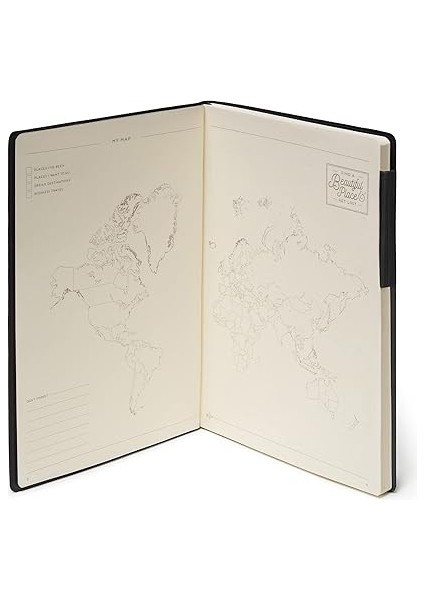 MYNOT00 NOTIZBUCH, 17 x 24 cm 17 x 24 cm Schwarz modelleri