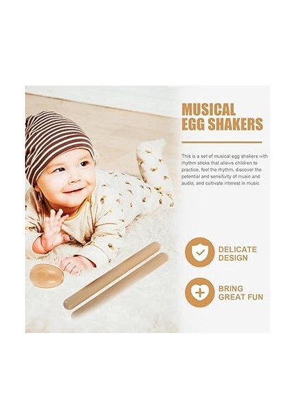 4'lü Ritim Çubukları Seti - Ahşap Claves Müzik Aleti Ev Veya Sınıf Için Mükemmel indirimleri