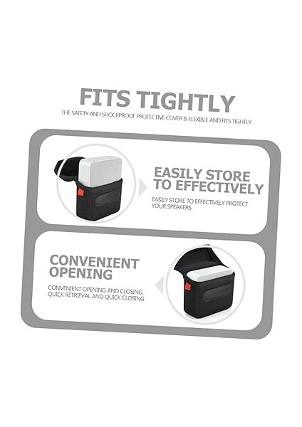 Taşınabilir Hoparlör Taşıma Çantası Su Geçirmez Saklama Kılıfı ile Uyumlu Şok Emici Seyahat Için Pratik Organizer fiyatları