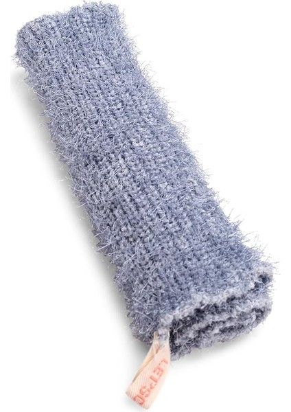 Süper Esnek Mavi Banyo Lifi Tüm Cilt Tiplerine Uygun Duş Lifi Unisex 20X30 cm