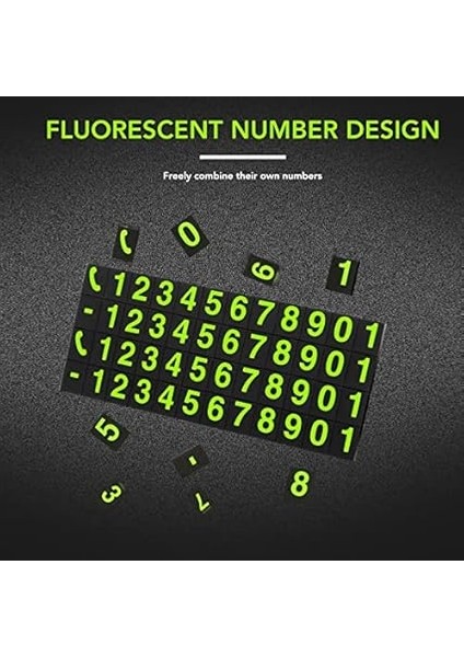 Araç Torpido Üstü Aç Kapa Numaratör Fosforlu Parktel fırsatları