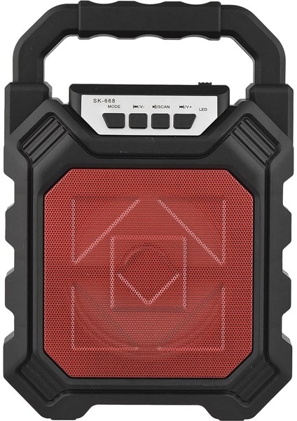 Taşınabilir Bt Karaoke Makinesi Akülü Dış Mekan Hoparlörü Akülü Mikrofonlu Mini Hoparlör ve Mikrofon Sistemi Ev Için Açık Hava Spor Salonu Parti Şarkı Söyleme Dans Kamp