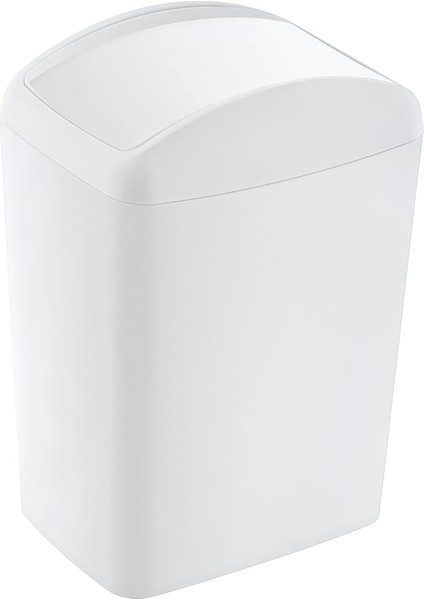 Soft Çöp Kutusu Döner Kapak 20 Lt Beyaz