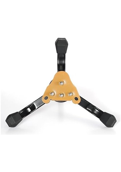 Trompet Klarnet Flüt Obua Soprano Saksafon Için Katlanabilir Tripod Standı Taşınabilir Stand Rüzgar Enstrümanı Hafif Tutucu Klarnet Aksesuarları Sarı indirimleri