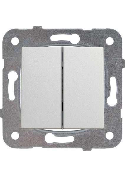 Novella Met Beyaz Komütatör Mekanizma+Düğme Kapak Çabuk Bağlanti Çarpma Karşıtı Çocuk Korumalı