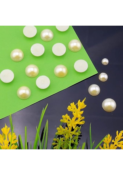 Yarım Inci Boncuk Krem 100'LÜ Paket 6 mm LYDMNM415