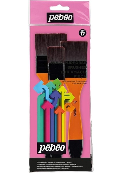 Çok Amaçlı Zemin Fırçası Seti 3'lü