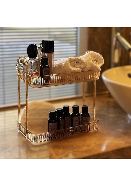 Düzenleyici Organizer Banyo Rafı (Amber Sarı) fiyatları