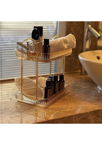 Düzenleyici Organizer Banyo Rafı (Amber Sarı) modelleri