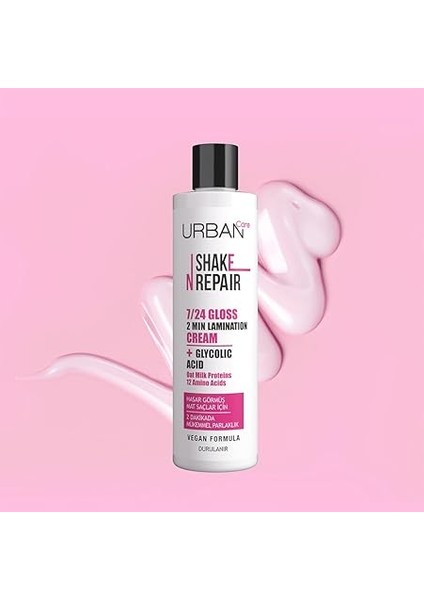 Care Shake N Repair 7/24 Glikolik Asit Içeren Gloss Laminasyon Parlaklık Etkili Bakım Kremi, 200 Mililitre, Vegan modelleri