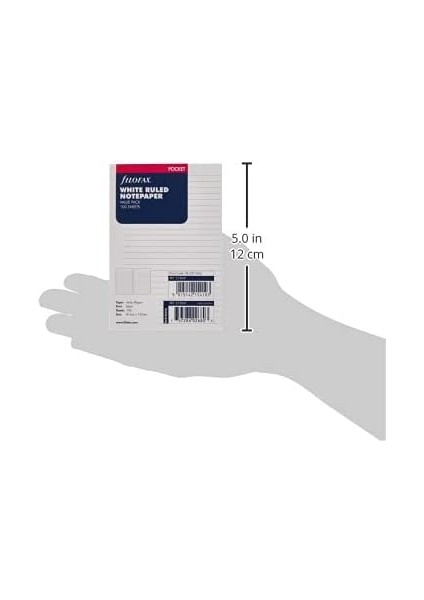 213047 Pocket Not, Çizgili, 100 Yaprak, Beyaz fiyatları