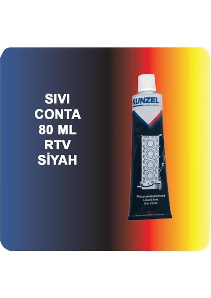 Sıvı Conta Rtv Siyah 80 ml