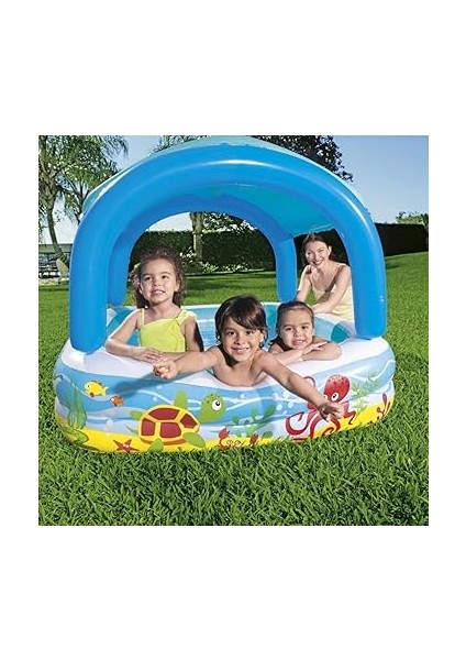 Gölgelikli Oyun Havuzu 1.40M x 1.40M x 1.14M fiyatları