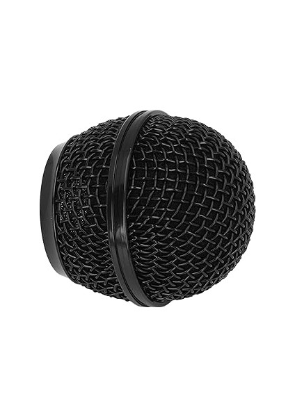 Mikrofon Izgarası Yedek Ağ, Dahili Köpük Ön Cam, Paslanmaz Çelik, SM58S SM58LC BETA58 BETA58A Sa M30 SV100 Ut2 PGX24 Slx4 Için Uygundur ve Çoğu Mikrofon Için Uygulamalıdır (Black) modelleri