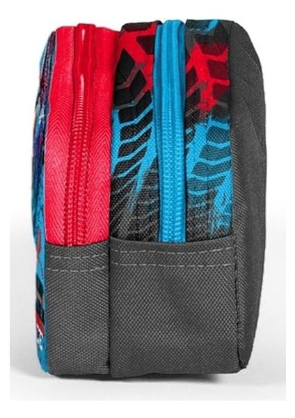 High Gri Mavi Yarış Arabası Iki Bölmeli Kalem Çantası - Erkek Çocuk fiyatları