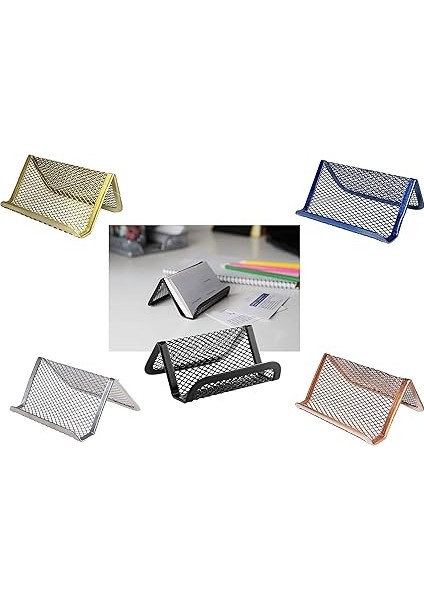 Kırtasiye Masa Üstü Lüx Metal Kartvizitlik (Siyah) modelleri