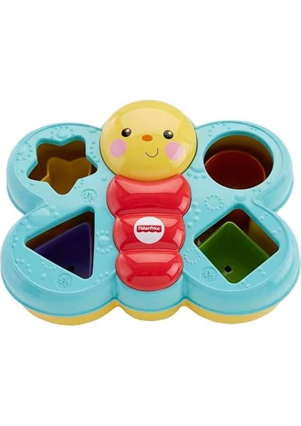 Şekil Eşleştirme Arkadaşı Kelebek Fisher-Price Şekil Eşleştirme Arkadaşı Kelebek, 6 Bloklu, Şekil Eşleştirme Oyunu CDC22 CDC22 indirimleri