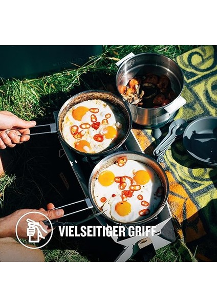 Adventure Çelik Kızartma Tava Seti 9 Parça 0.94 Lt Çelik indirimleri