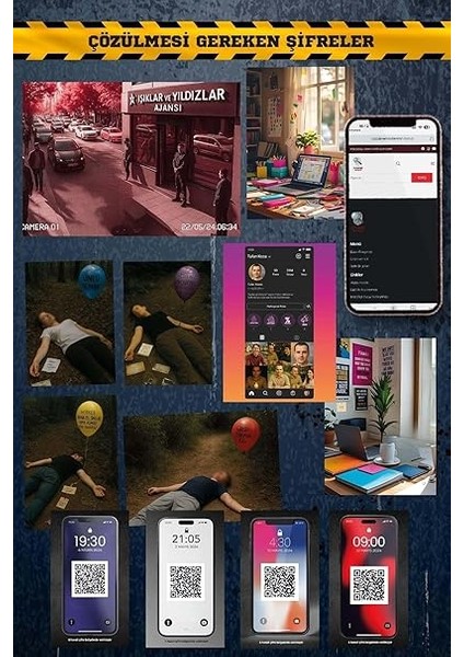Davalar Dedektiflik Suç Çözümleme Oyunu Seri Katıil Dosyası - Gizem Bulmaca Cinayet Çözme Kutu Oyunları - Katil Bulma Dedektif Oyunu - Suçlu Kim, Cinayeti Çözebilir Misin? (Dava-7) fırsatları