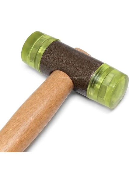 Vidalı Tokmak, Sert Plastik Başlıklı, Kolay Değiştirilebilir Vidalı Sistemli, Seramik, Fayans, Karo Için Uygun El Aleti, 26 cm Sap Uzunluklu, Dayanıklı Tokmak (30 Mm)