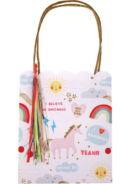Meri I Believe In Unicorns Party Bags Unicorn Parti Çantaları
