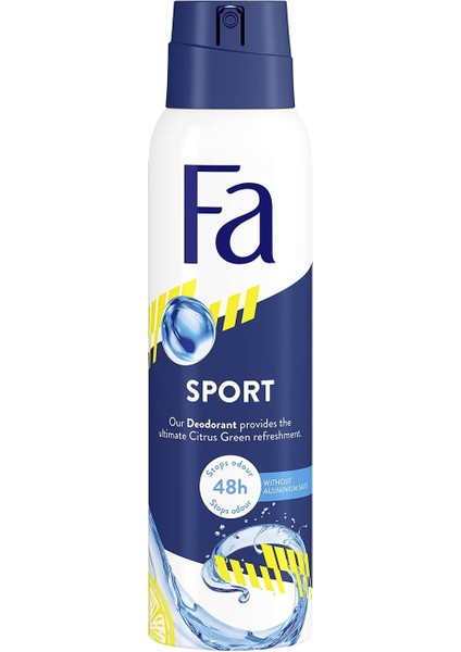 Men Sport 150 ml Turunçgil Aromalı Erkek Deosprey