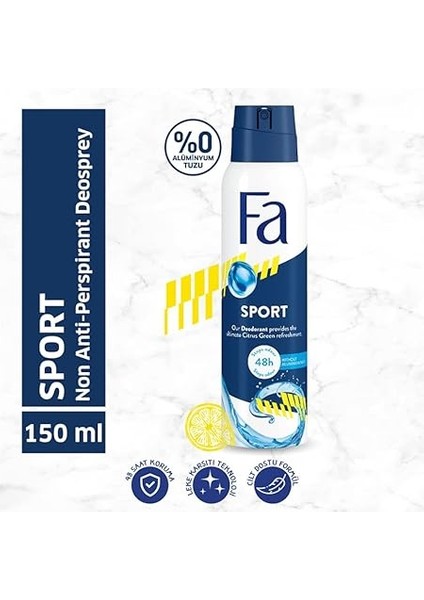 Men Sport 150 ml Turunçgil Aromalı Erkek Deosprey fiyatları