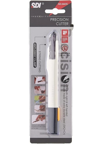 30° Açılı Fonksiyonel Kilitlemeli Maket Bıçağı