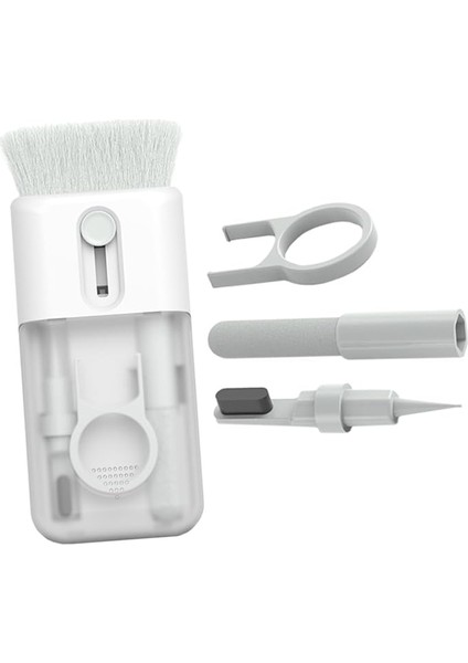 Kulaklık Temizleme Kalemi - Yumuşak Fırçalı Bilgisayar Kulaklık Temizleme Kiti Teleskopik Tasarım Cep Telefonu Dizüstü Bilgisayar Klavye ve Araba Havalandırması Için
