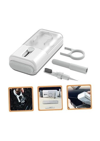 Kulaklık Temizleme Kalemi - Yumuşak Fırçalı Bilgisayar Kulaklık Temizleme Kiti Teleskopik Tasarım Cep Telefonu Dizüstü Bilgisayar Klavye ve Araba Havalandırması Için fırsatları