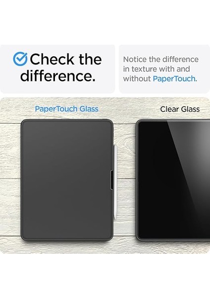 iPad Pro 13 Inç (2024) ile Uyumlu Defter Kağıt Hissiyatlı Ekran Koruyucu Kolay Kurulum Paper Touch Ez Fit - AGL07794 indirimleri