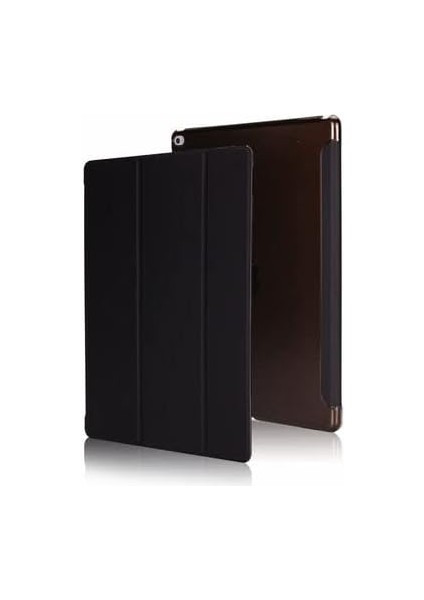 Huawei Matepad 11 (2021) Kılıf Arkası Transparan Standlı Katlanabilir Tablet Kılıf Siyah