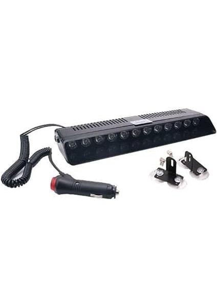 Ledli Cam Içi Çakar Vantuzlu Çakar Lamba Kırmızı-Beyaz-Mavi fiyatları