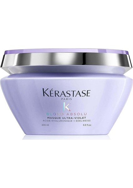 Blond Absolu Ultra Violet 200 ml Sarı ve Gri Saçlar Için Silver Maske