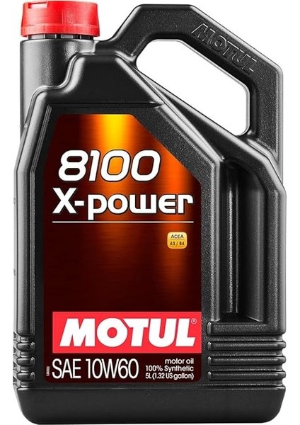 8100 X-Power 10W60 5 Litre fiyatları
