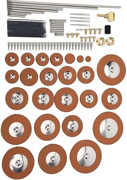 Saksafon Bakım Aksesuarı Alto Sax Onarım Kiti, Saksafon Oyuncuları Için Kullanılan Ahşap Sarışık Enstrüman Değiştirme Aksesuarı indirimleri