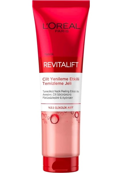 Parıs Revitalift Cilt Yenileme Etkili Temizleme Jeli - Glikolik Asit 150 ml